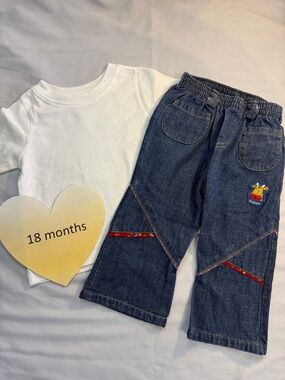 Garanimals and Kaboo - White Tee and jeans set